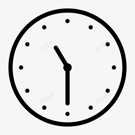 时钟粗体金色图标svg_新图网 https://ixintu.com 保留 否 已售 手机用户界面 日程表 时钟 时间 粗体 计时器 金色