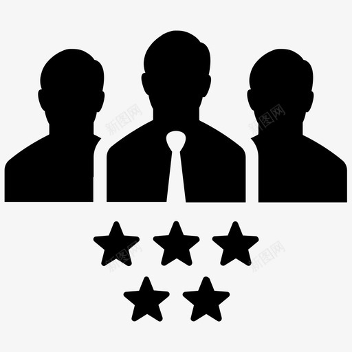 业务团队评级排名图标svg_新图网 https://ixintu.com 业务人员第一卷 业务团队 另一个 多个 排名 新 标记 组 联盟 评级 质量