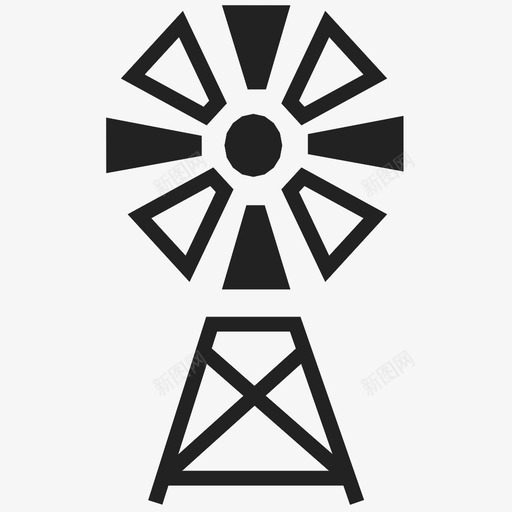 风车塔台已售图标svg_新图网 https://ixintu.com 不 动力 塔台 大胆 已售 持有 能源 螺旋桨 风车 黄金