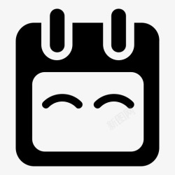 儿童计数币日历日程表注释图标高清图片