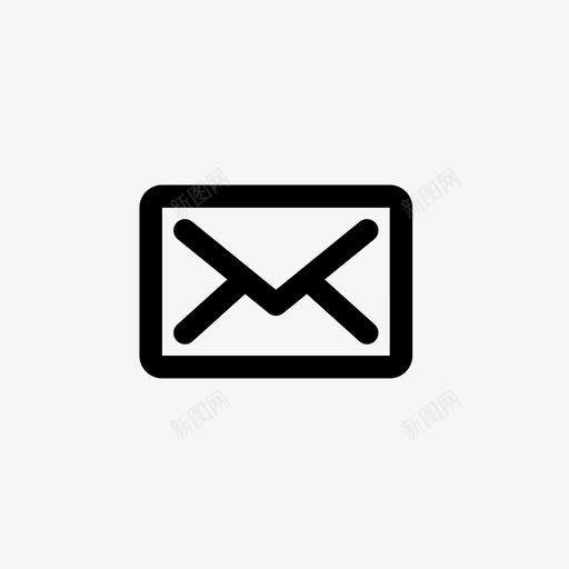 信封匡威数据图标svg_新图网 https://ixintu.com 96x96像素完美 信件 信封 信息 共享 匡威 应用程序界面48x48 数据 消息 电子邮件