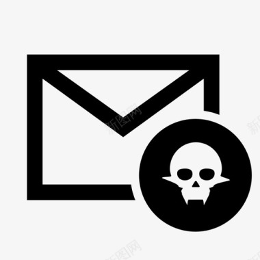 邮件怪兽邮件接收专业包装图标图标