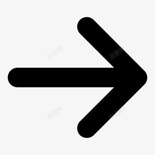 右指向向外图标svg_新图网 https://ixintu.com 前进 右 向外 完成 指向 指向方向 方向 离开 箭头 退出