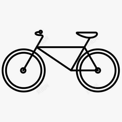 自行车汽车两轮车图标svg_新图网 https://ixintu.com 两轮车 健身 展示品 材料 汽车 物品 自行车 运动