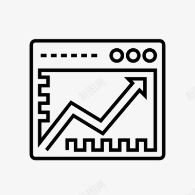 线图信号搜索引擎优化图标图标