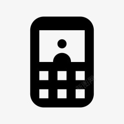 手机移动手机移动和智能设备材料标图标高清图片