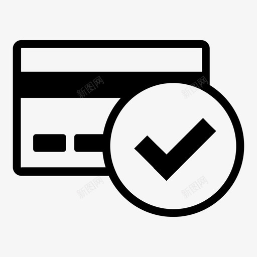 信用卡支票支付不图标svg_新图网 https://ixintu.com 不 保留 信用卡支票 借记 已售 支付 粗体 金融 银行 黄金
