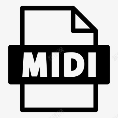 midi文件格式协议音高图标图标