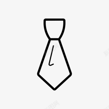 领带婚礼服装图标图标