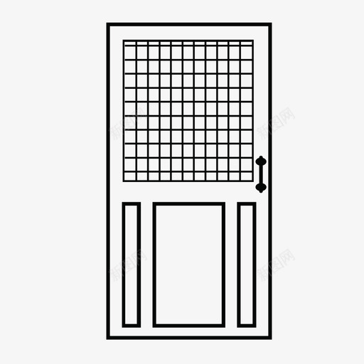 纱门杰作胶粘图标svg_新图网 https://ixintu.com 一代 前门 后门 小屋 服装 木屋 木门 杰作 窗户门 纱门 胶粘 野营