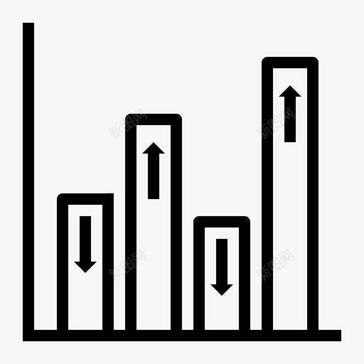 条形图签名简历图标svg_新图网 https://ixintu.com 信息 信息图表元素第二卷 公司 增长 损失 文档 条形图 点击 签名 简历 趋势