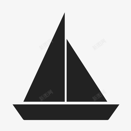 帆船运动航海图标svg_新图网 https://ixintu.com 帆船 比赛 海洋 湖泊 航海 运动 风