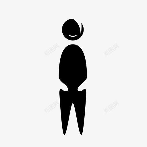 女人站着标记图标svg_新图网 https://ixintu.com 另一个 女人 忽略 标记 检查 清新 理发 站着 等待 舒适