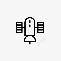 简单卫星卫星减法简单图标高清图片