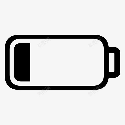 电池电量移动式低电量图标svg_新图网 https://ixintu.com 低电量 电池充电 电池寿命 电池电量 电量 移动式 耗电量