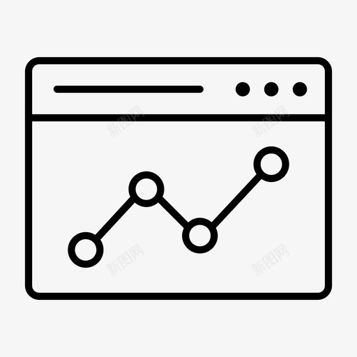窗口统计统计节点图标svg_新图网 https://ixintu.com internet 图形 图表 方向 流 测量 浏览器 窗口统计 精简 统计 节点