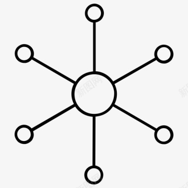 分子不分子几何学图标图标