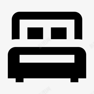 床床垫家具图标图标