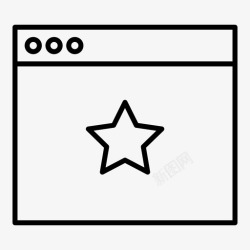注意风扇收藏夹明星performer图标高清图片
