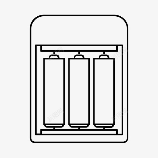电池充电器电子产品和电器图标svg_新图网 https://ixintu.com 电子产品和电器 电池充电器