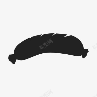 香肠管子棍子图标图标