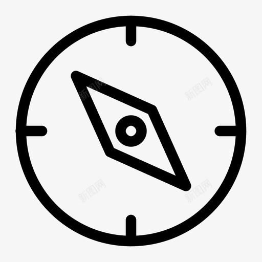 指南针工具指针图标svg_新图网 https://ixintu.com 位置 工具 指南针 指针 探索 方向 旅程 磁性 跋涉 野营