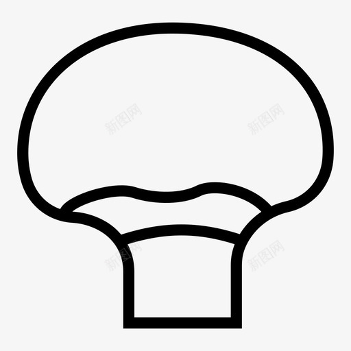 蘑菇不保存图标svg_新图网 https://ixintu.com 不 保存 出售 吃 烹饪 真菌 粗制 蔬菜 蘑菇 食物 黄金