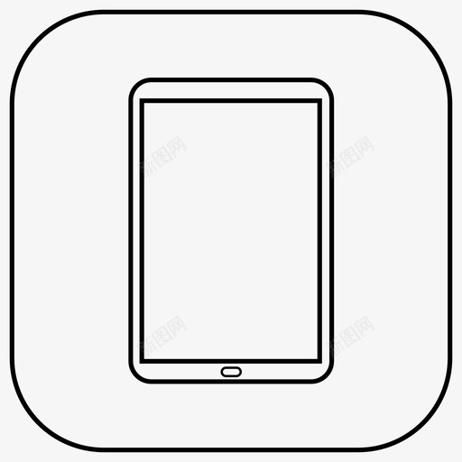 平板电脑平板电脑安卓ipad苹果图标svg_新图网 https://ixintu.com 平板电脑 平板电脑安卓ipad苹果