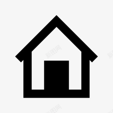 房子别墅小屋图标图标