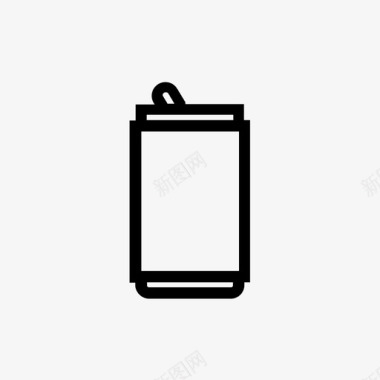 汽水罐软饮料容器图标图标
