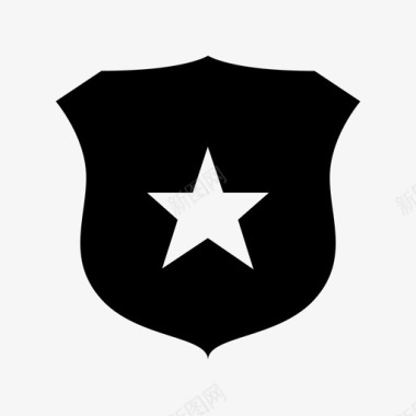 警徽犯罪和安全材料标图标图标