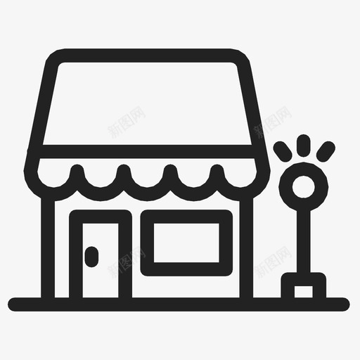 商店大胆黄金图标svg_新图网 https://ixintu.com 不 出售 商店 大胆 持有 黄金