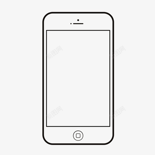 智能手机电话iphone图标svg_新图网 https://ixintu.com iphone wifi 互联网 智能手机 电话 苹果 连接 通话