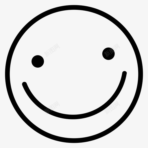 微笑动作活动图标svg_新图网 https://ixintu.com 交流 动作 微笑 快乐 情绪 注意力 活动 表情 表情符号微笑