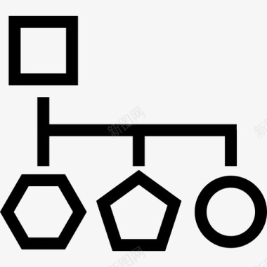 几何图形界面方块图图标图标