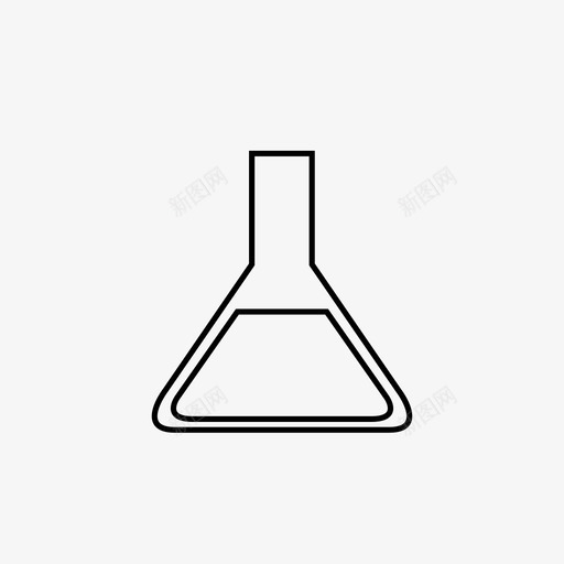 锥形烧瓶严重简历图标svg_新图网 https://ixintu.com 严重 信息 化学 实验 实验室 文件 烧杯 科学 简历 视图 锥形烧瓶
