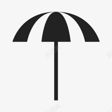 伞出售阴影图标图标