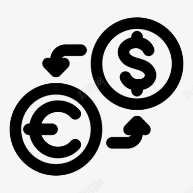 货币兑换卢布英镑图标图标