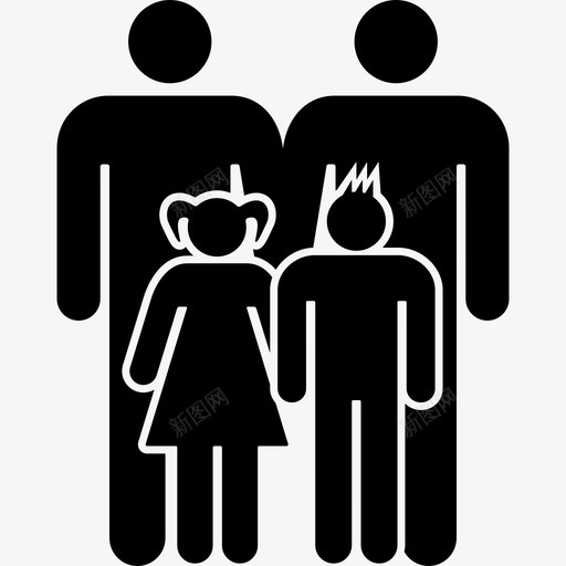 男人和孩子人家庭偶像结为夫妻图标svg_新图网 https://ixintu.com 人 家庭偶像结为夫妻 男人和孩子