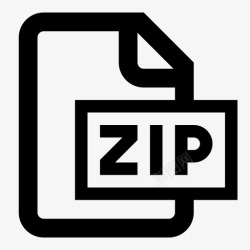 压缩文件扩展名zip文件winzip上载图标高清图片