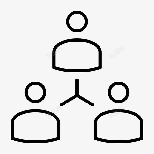 结构图表层次图标svg_新图网 https://ixintu.com 人 人和职业瘦 关系 图像 图表 层次 组织 结构