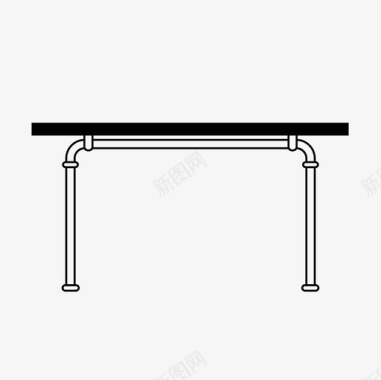工业桌管道无图标图标