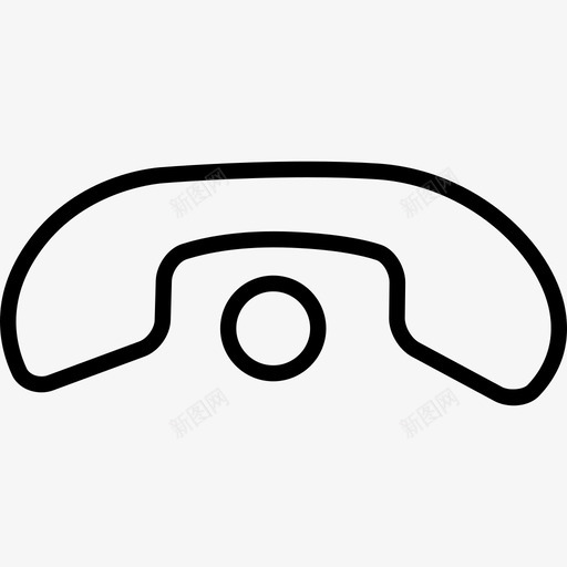 呼叫挂耳界面符号电话机图标svg_新图网 https://ixintu.com 呼叫挂耳界面符号 电话机