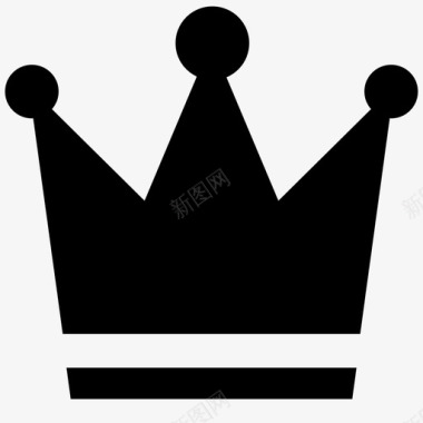 皇冠精致皇室图标图标
