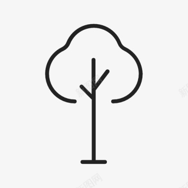 树树枝生态图标图标