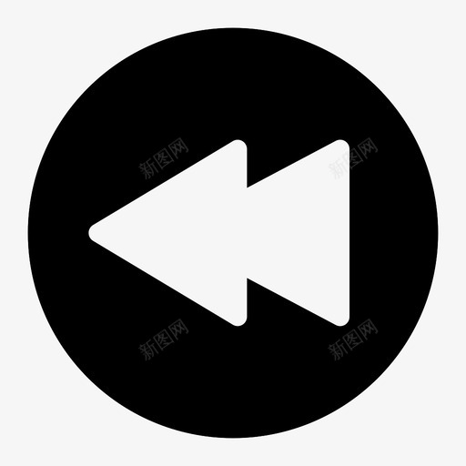 倒带视频售出图标svg_新图网 https://ixintu.com 保留 倒带 后退 否 售出 粗体 视觉 视频 金色 音乐 音乐视频媒体控制完成 音频