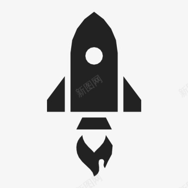 火箭太空旅行太空船图标图标
