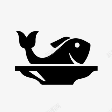 鱼餐饮饮食图标图标