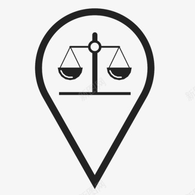 法院法律司法所图标图标