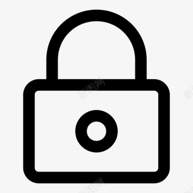 锁安全私人图标图标